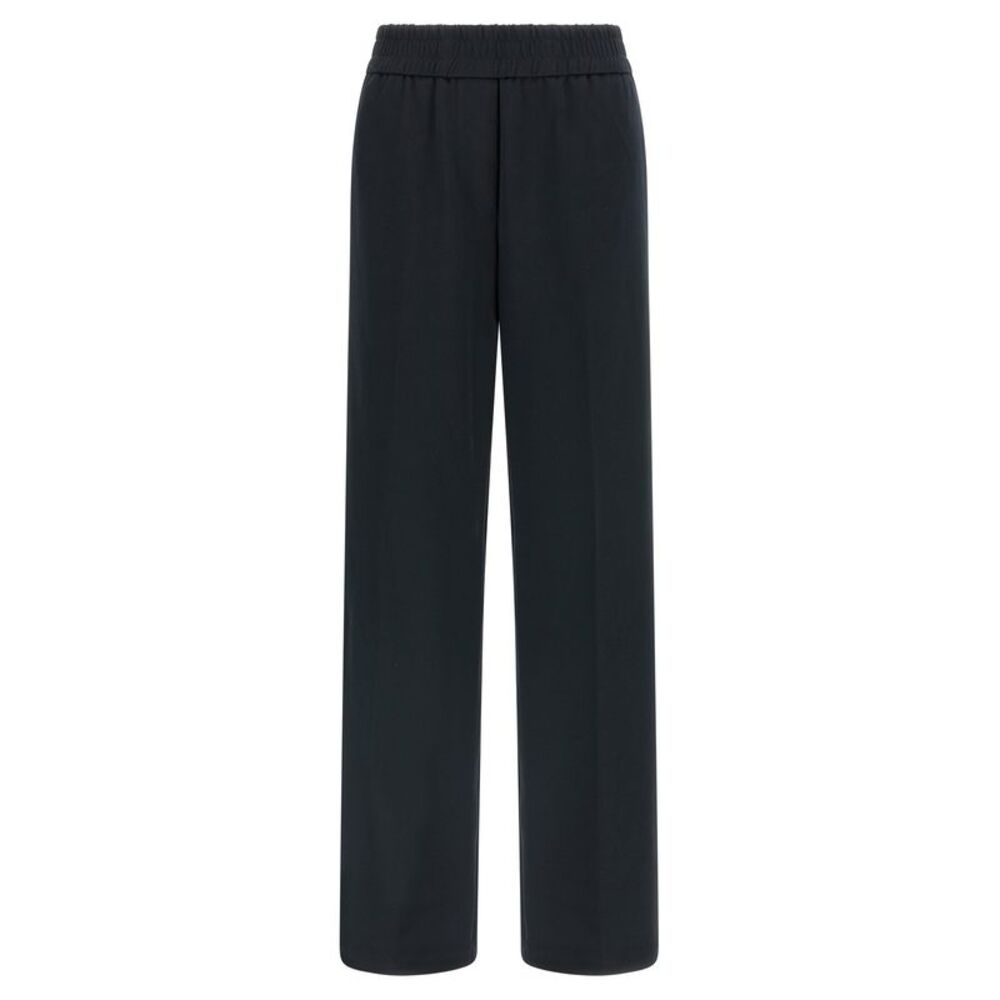 Peserico Blue Cotton Casual Women's Pants